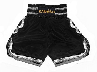 Boxerské šortky Kanong : KNBSH-201-Černá-Stříbrný